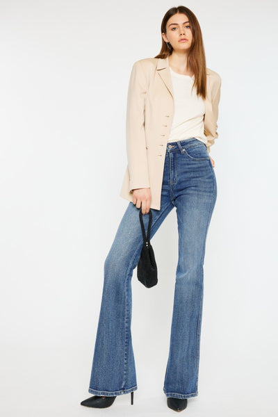 Kan Can High Waist Flare Jeans