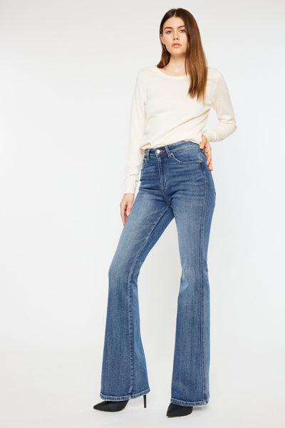 Kan Can High Waist Flare Jeans